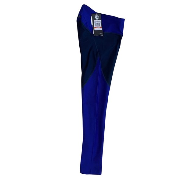 Under Armour Womens Workout Leggings - EXTRA SMALL Gym Leggings (2-Tone Blue) - Picture 9 of 10